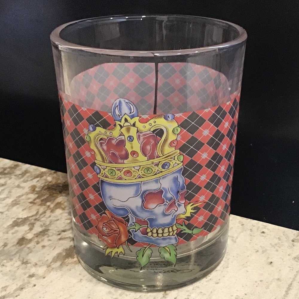 Ed Hardy glass